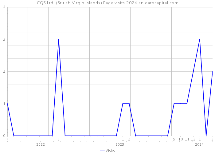 CQS Ltd. (British Virgin Islands) Page visits 2024 