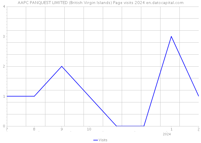 AAPC PANQUEST LIMITED (British Virgin Islands) Page visits 2024 