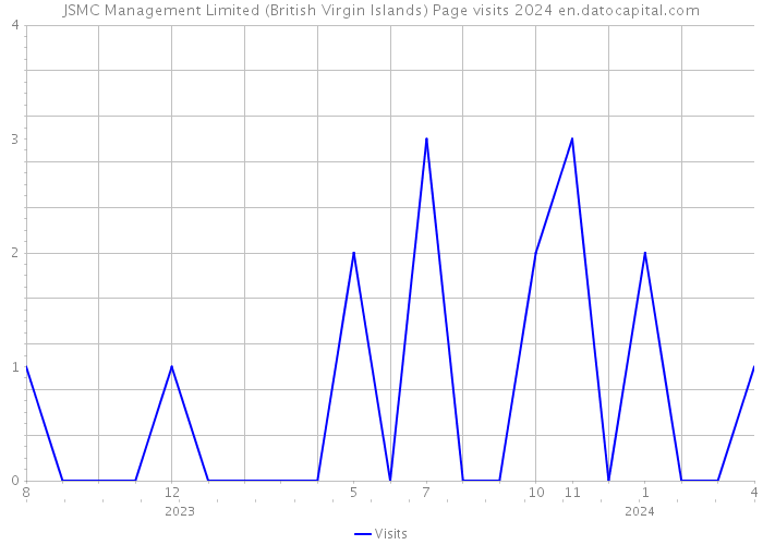 JSMC Management Limited (British Virgin Islands) Page visits 2024 