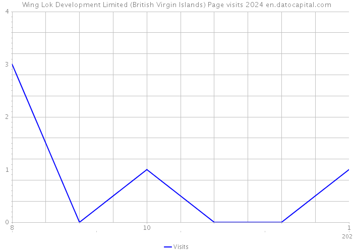 Wing Lok Development Limited (British Virgin Islands) Page visits 2024 