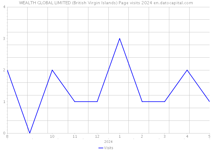 WEALTH GLOBAL LIMITED (British Virgin Islands) Page visits 2024 