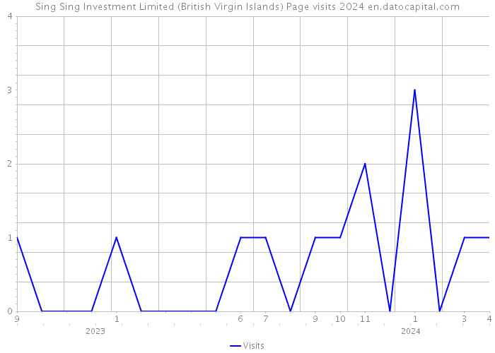 Sing Sing Investment Limited (British Virgin Islands) Page visits 2024 