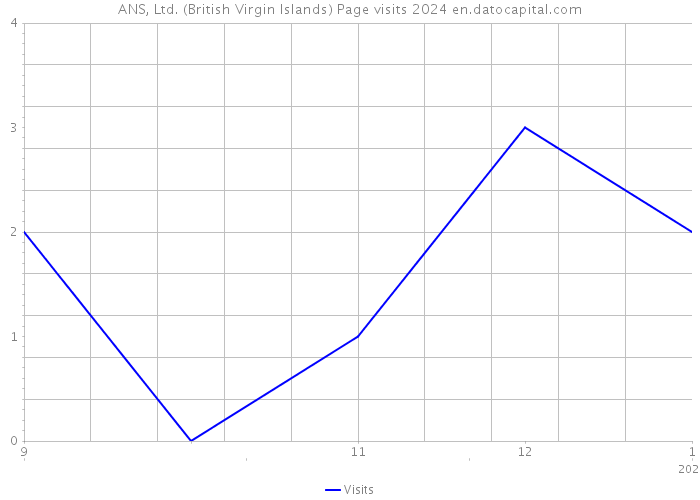 ANS, Ltd. (British Virgin Islands) Page visits 2024 