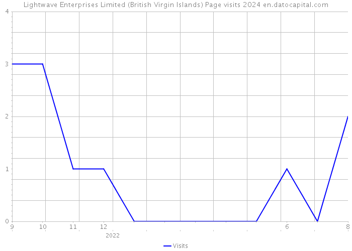 Lightwave Enterprises Limited (British Virgin Islands) Page visits 2024 