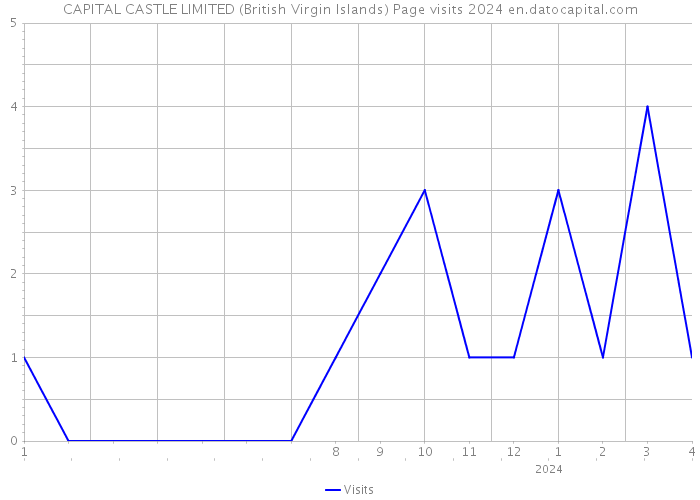 CAPITAL CASTLE LIMITED (British Virgin Islands) Page visits 2024 