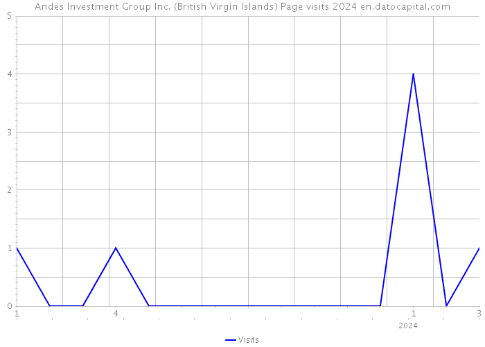 Andes Investment Group Inc. (British Virgin Islands) Page visits 2024 