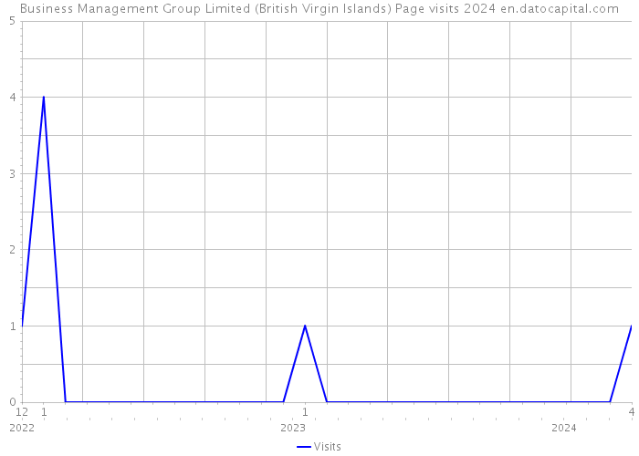 Business Management Group Limited (British Virgin Islands) Page visits 2024 