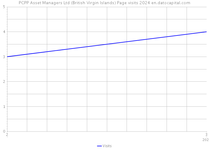PCPP Asset Managers Ltd (British Virgin Islands) Page visits 2024 