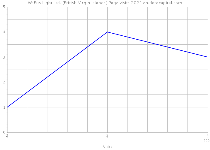 WeBus Light Ltd. (British Virgin Islands) Page visits 2024 