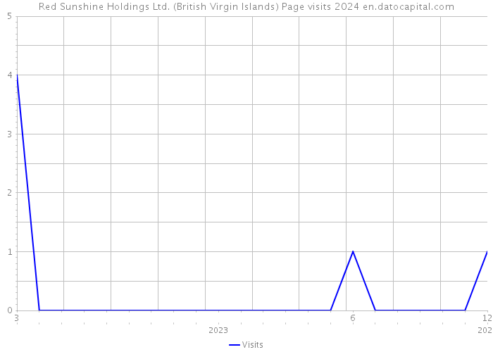Red Sunshine Holdings Ltd. (British Virgin Islands) Page visits 2024 