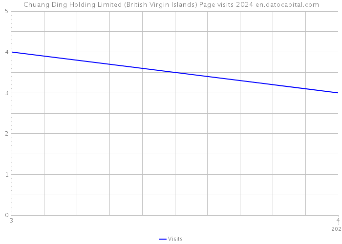 Chuang Ding Holding Limited (British Virgin Islands) Page visits 2024 