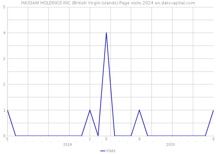 HASSAM HOLDINGS INC (British Virgin Islands) Page visits 2024 