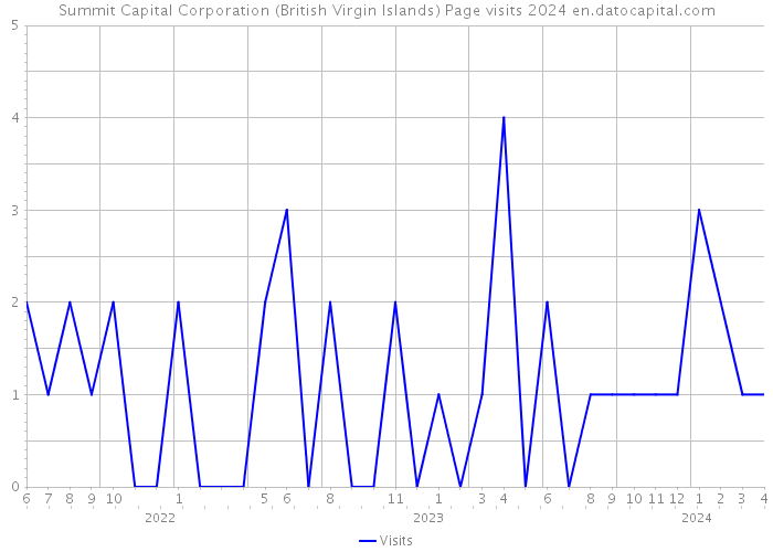 Summit Capital Corporation (British Virgin Islands) Page visits 2024 