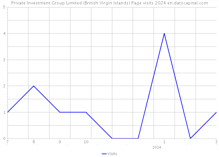 Private Investment Group Limited (British Virgin Islands) Page visits 2024 