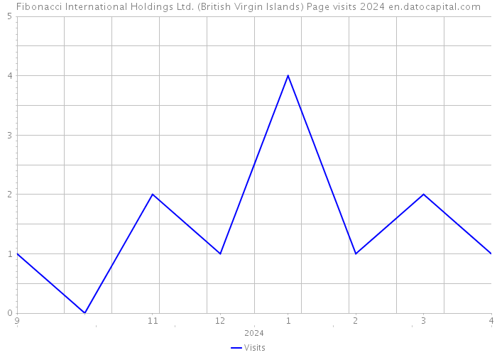 Fibonacci International Holdings Ltd. (British Virgin Islands) Page visits 2024 