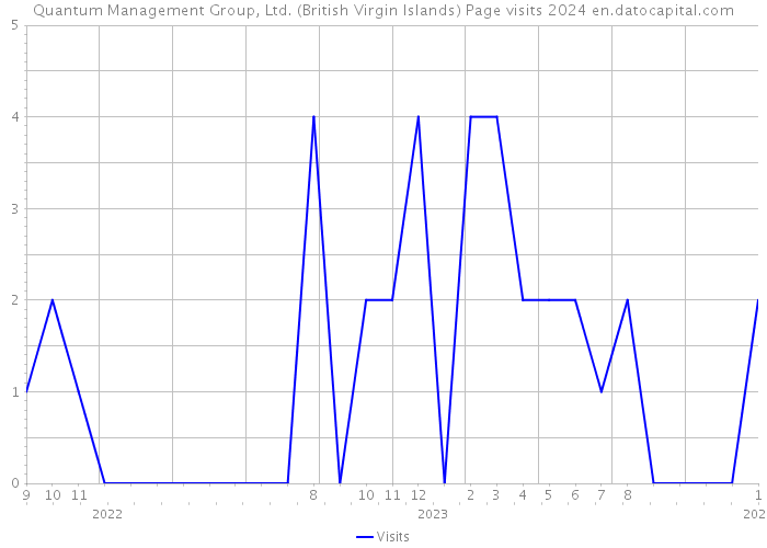 Quantum Management Group, Ltd. (British Virgin Islands) Page visits 2024 