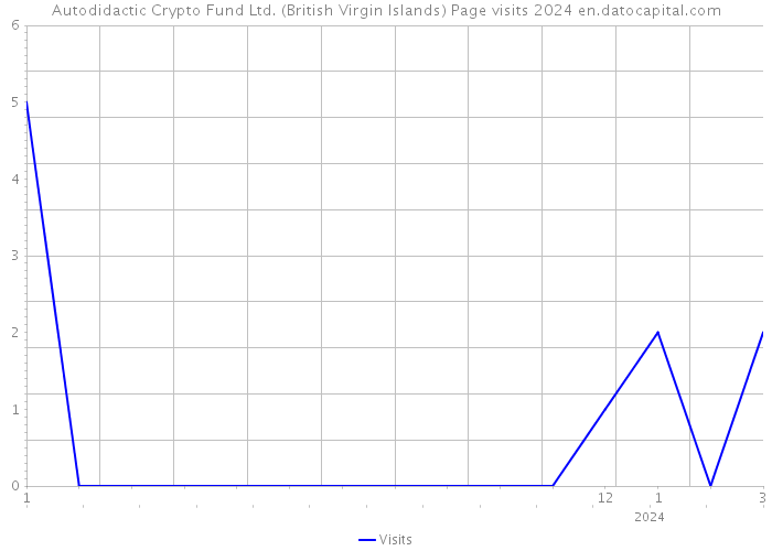 Autodidactic Crypto Fund Ltd. (British Virgin Islands) Page visits 2024 