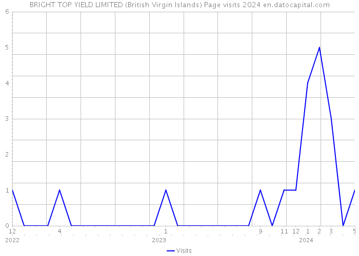 BRIGHT TOP YIELD LIMITED (British Virgin Islands) Page visits 2024 