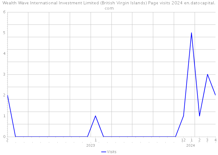 Wealth Wave International Investment Limited (British Virgin Islands) Page visits 2024 