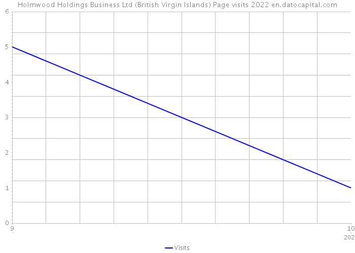 Holmwood Holdings Business Ltd (British Virgin Islands) Page visits 2022 