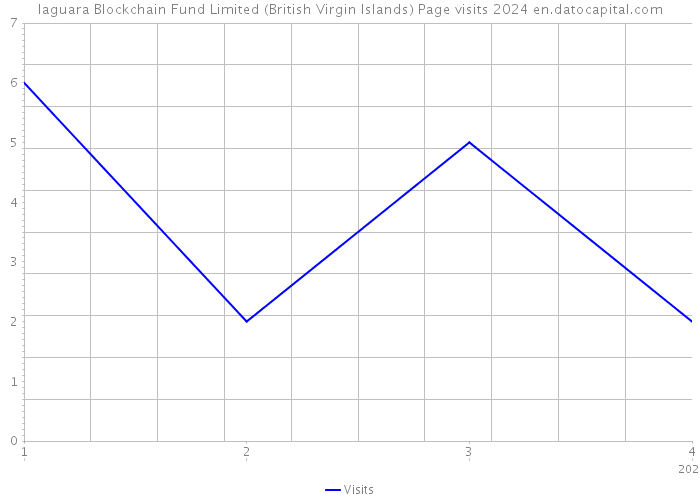 Iaguara Blockchain Fund Limited (British Virgin Islands) Page visits 2024 