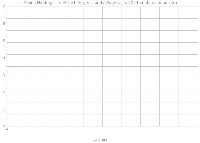 Skyina Holdings Ltd (British Virgin Islands) Page visits 2024 