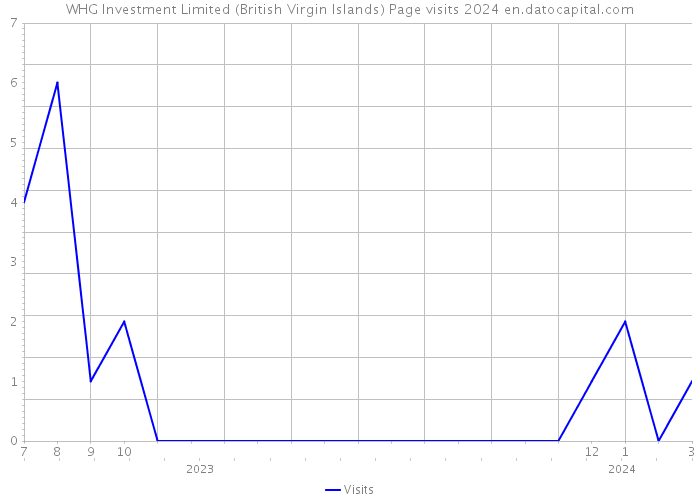 WHG Investment Limited (British Virgin Islands) Page visits 2024 