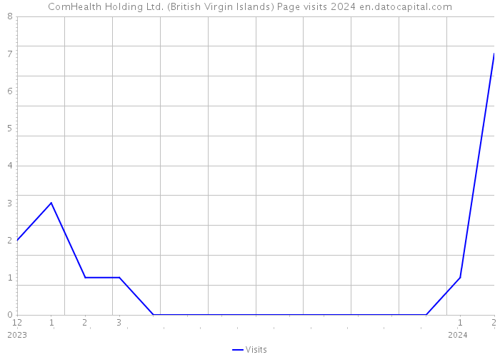 ComHealth Holding Ltd. (British Virgin Islands) Page visits 2024 