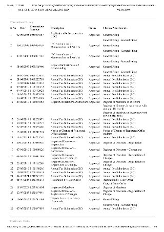 Transaction filing history (page 2)